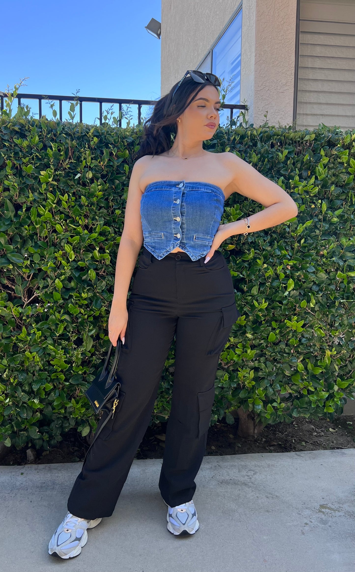 Yeri Denim Vest - Dark Blue