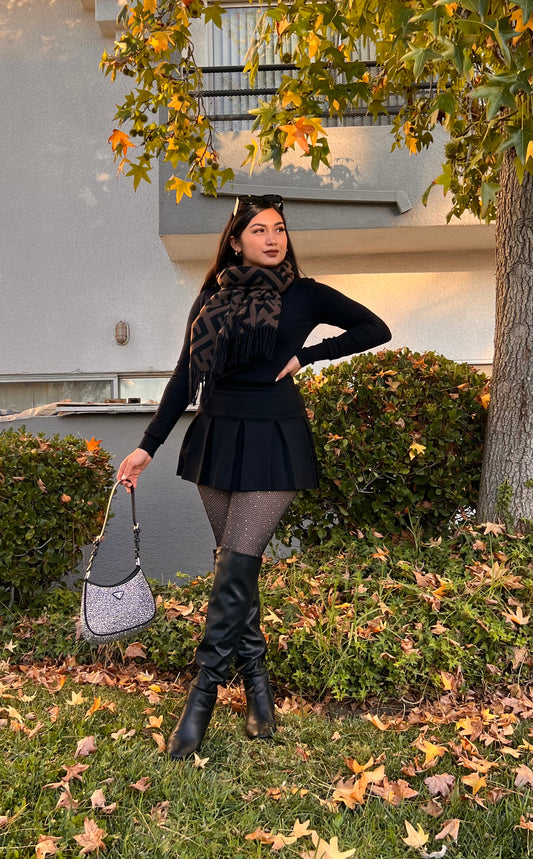 Yeri Skort ( falda short ) - Black