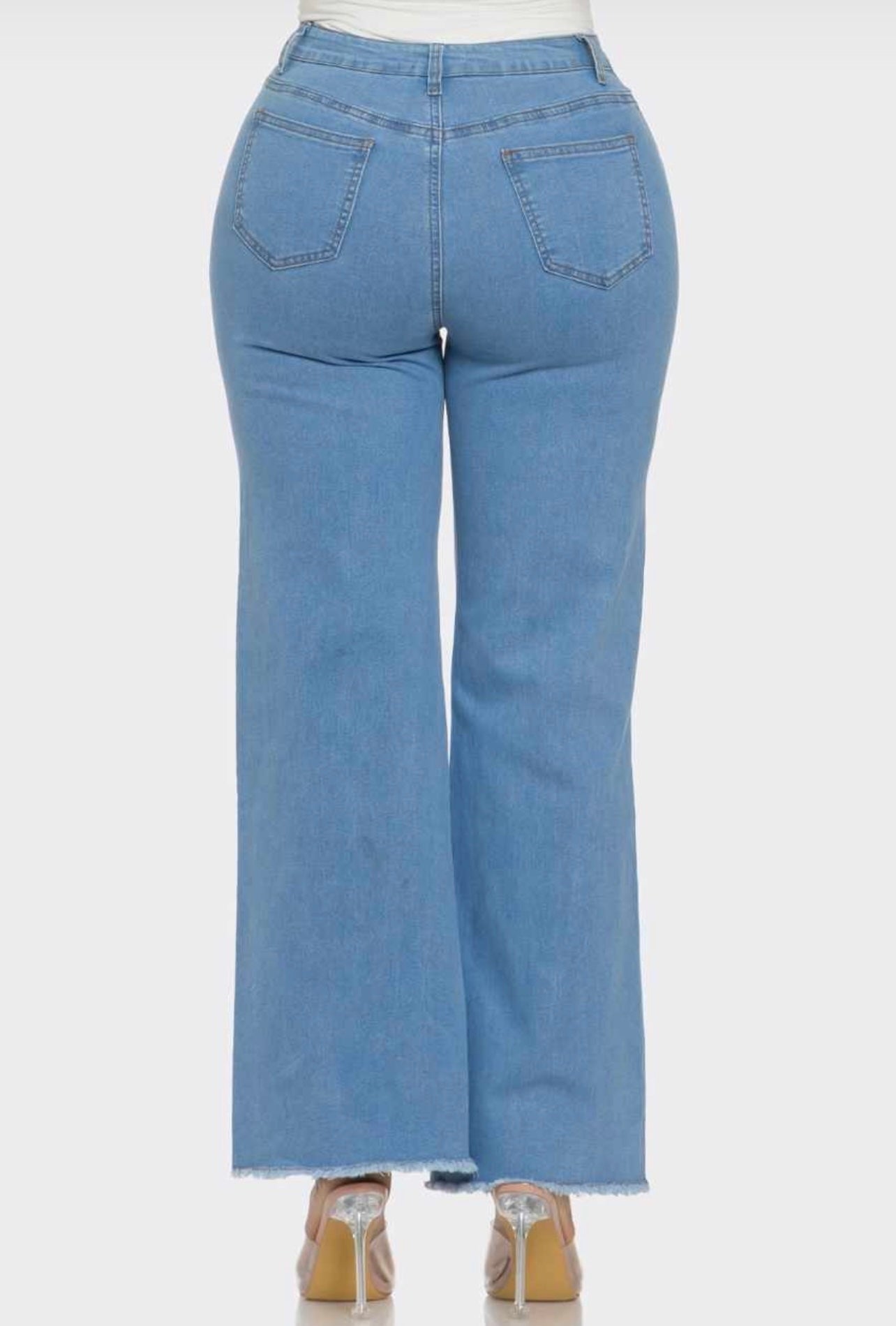 Heart Rhinestone Jeans