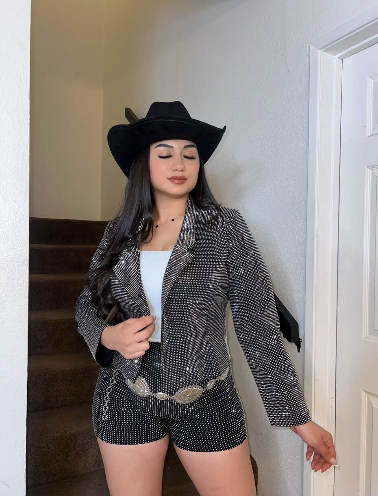 Fancy Rhinestone Blazer