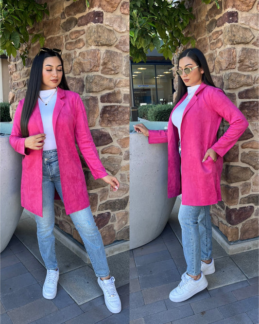 Elegant Coat - Magenta