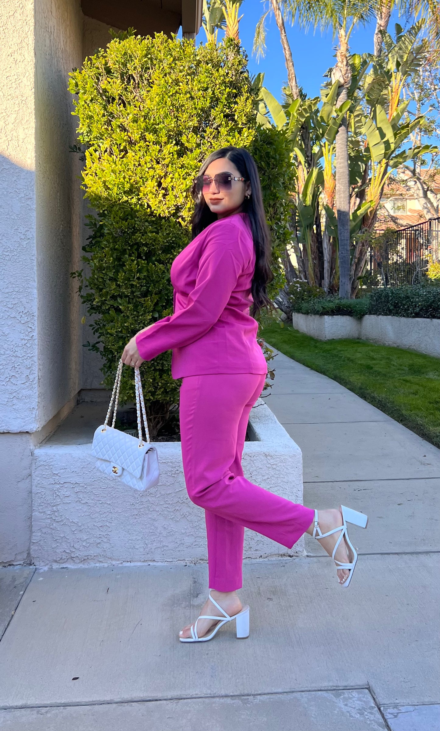 Galilea Elegant Pants - Fucsia