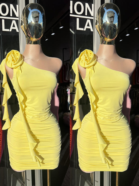 Alyssa Yellow Dress
