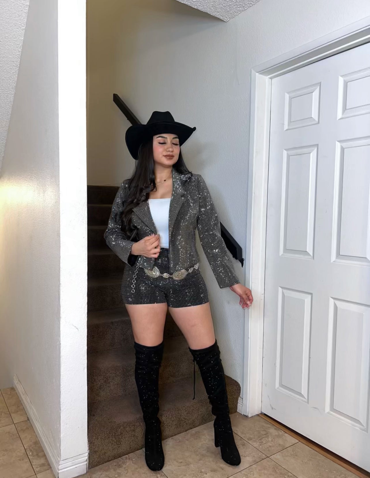 Fancy Rhinestone Blazer