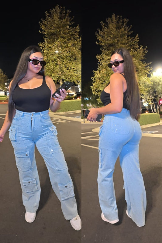 Legendary Shiny Cargo Jeans