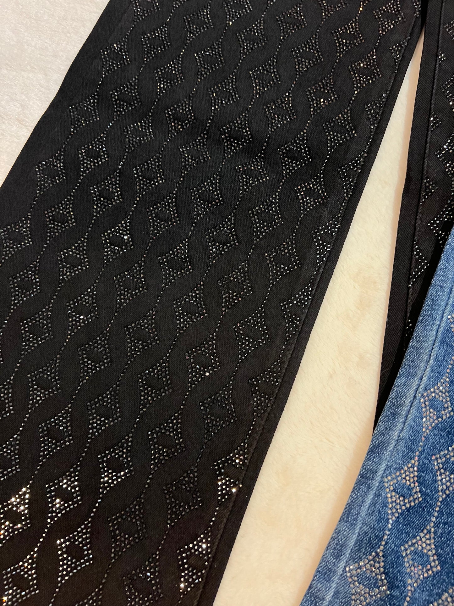 Diamond Rhinestone Jeans