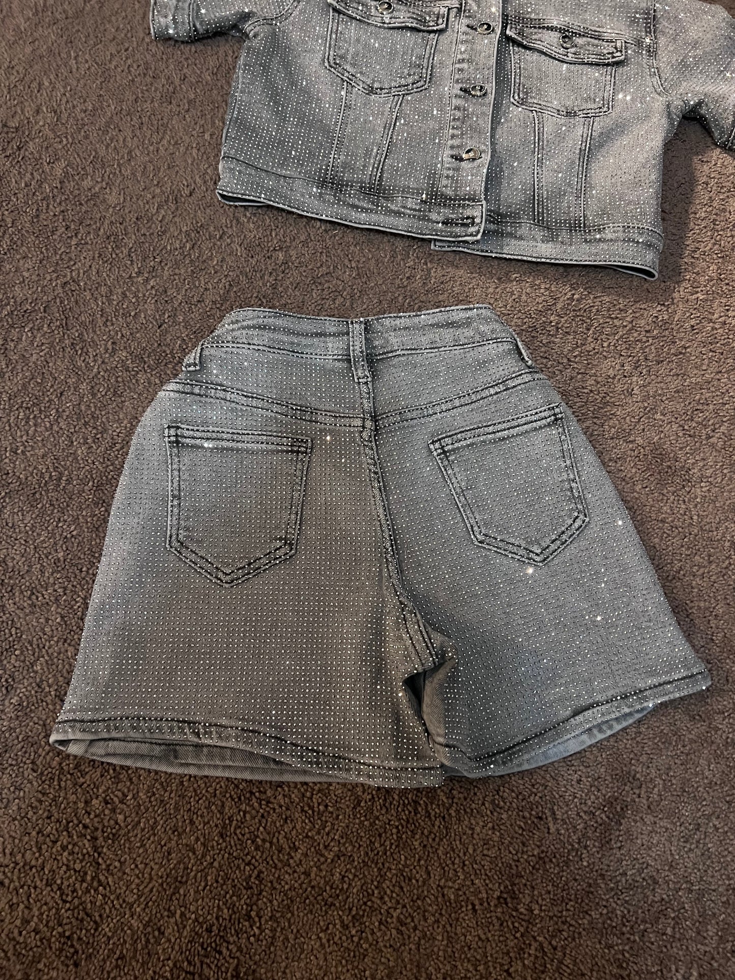 Concert Denim Skort With Good Stretch