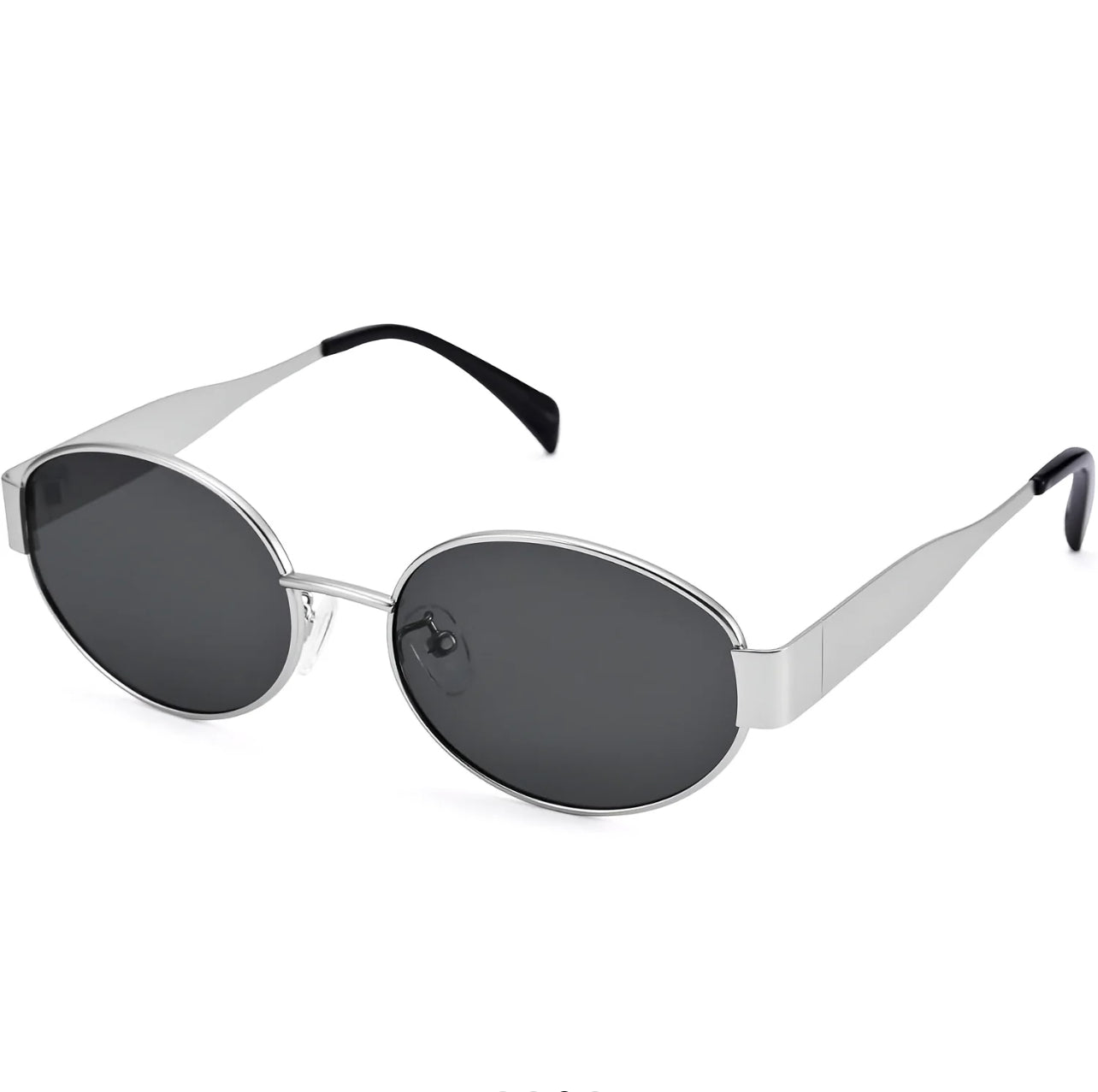 Retro Oval Sunglasses Men Woman Luxury Metal