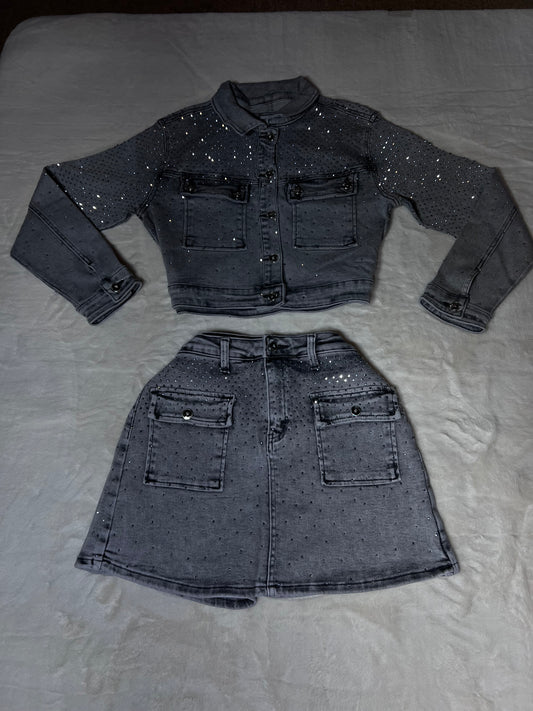 Concert Cargo Skort - Grey ( Falda Short )