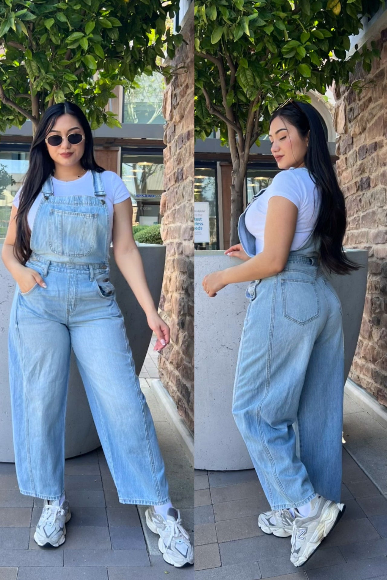For Everyday Barrel Denim Jumpsuit Overalls