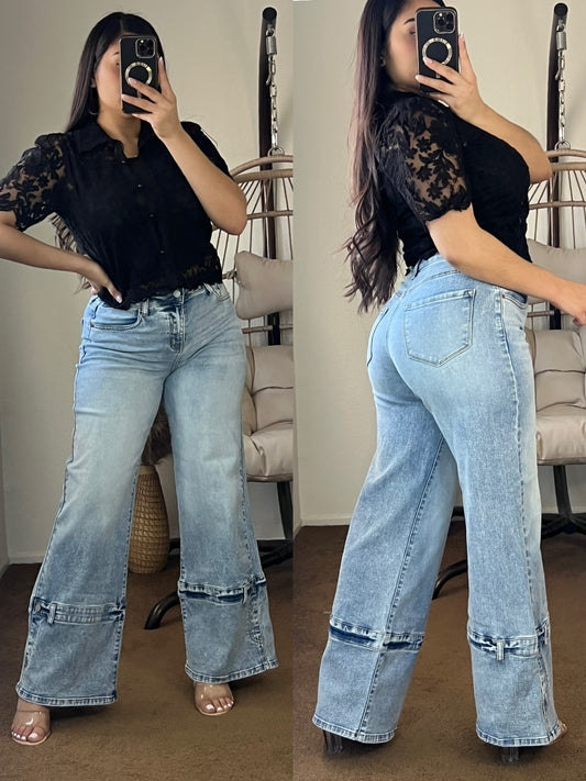 Carolina Wideleg Jeans