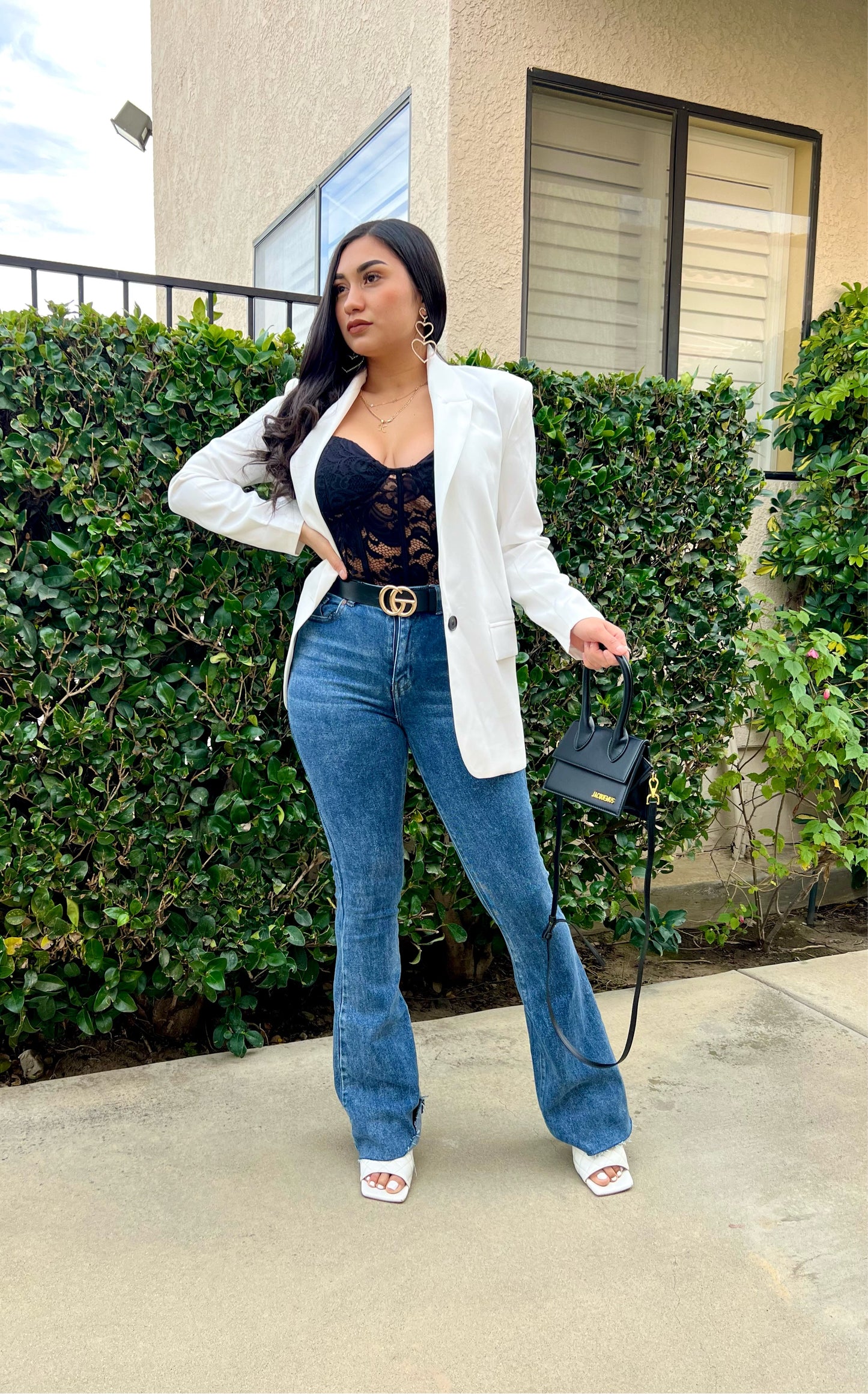 Lola Blazer - White
