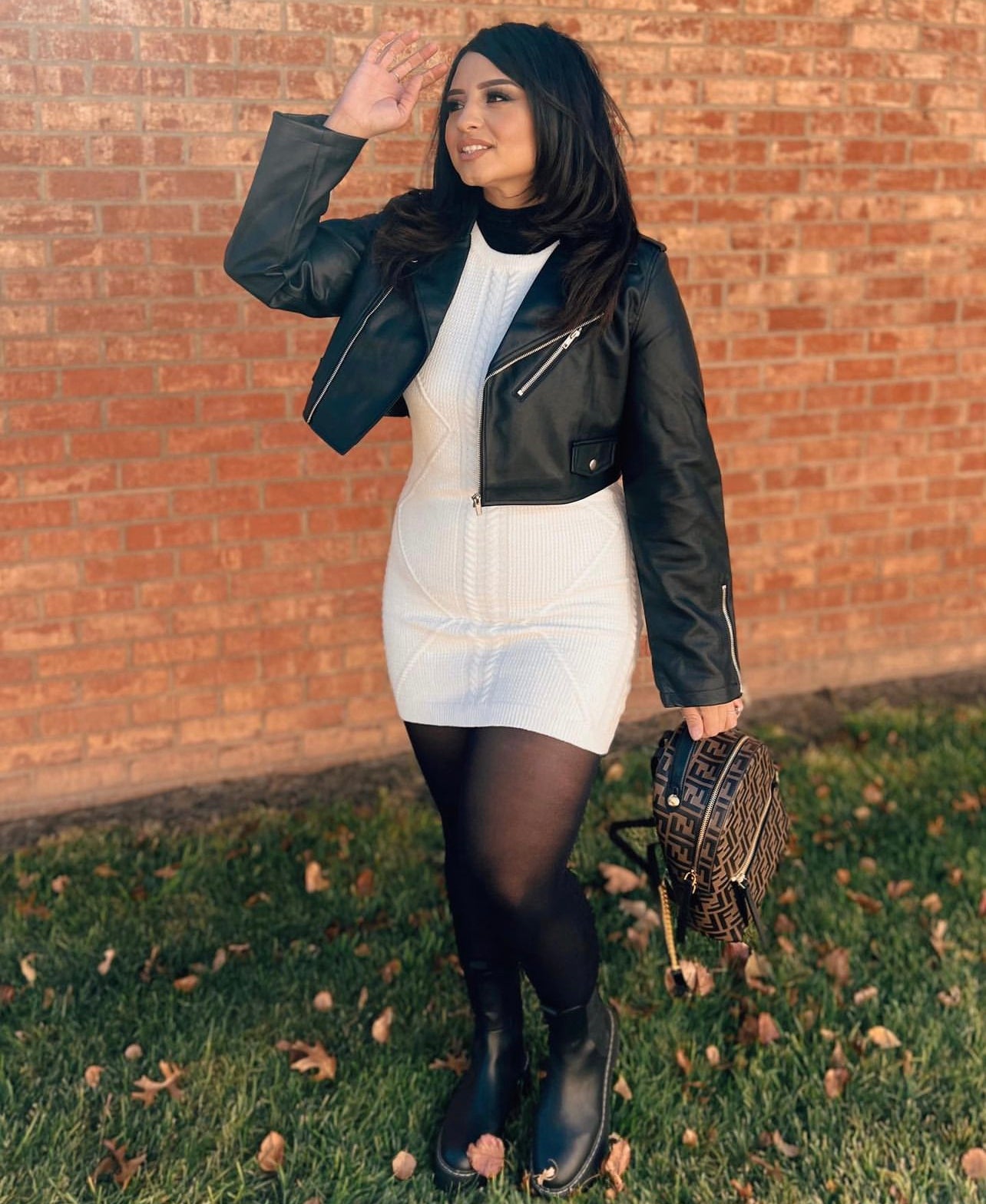 Jenny Leather Jacket - Black