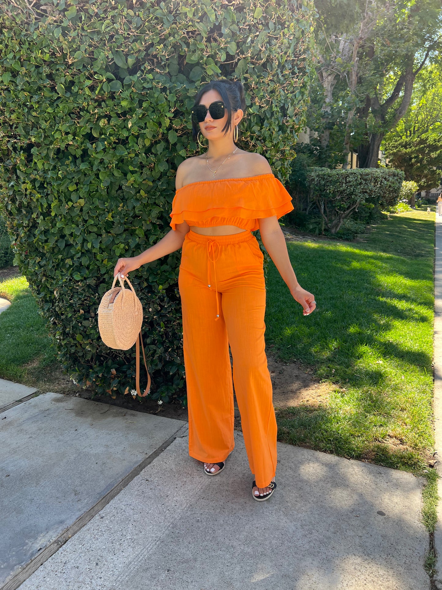Miami Getaway Set 2 Pieces - Orange