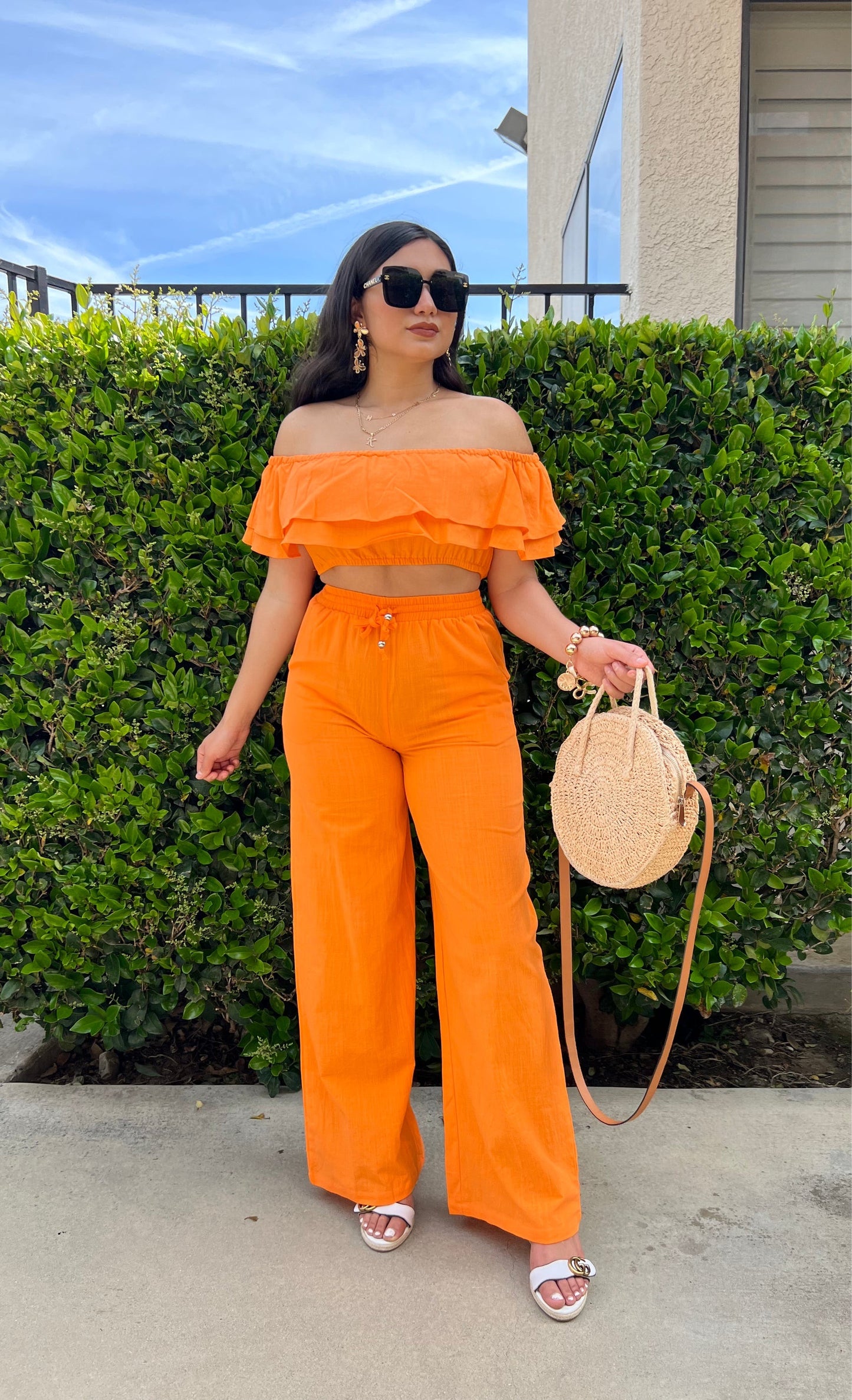 Miami Getaway Set 2 Pieces - Orange