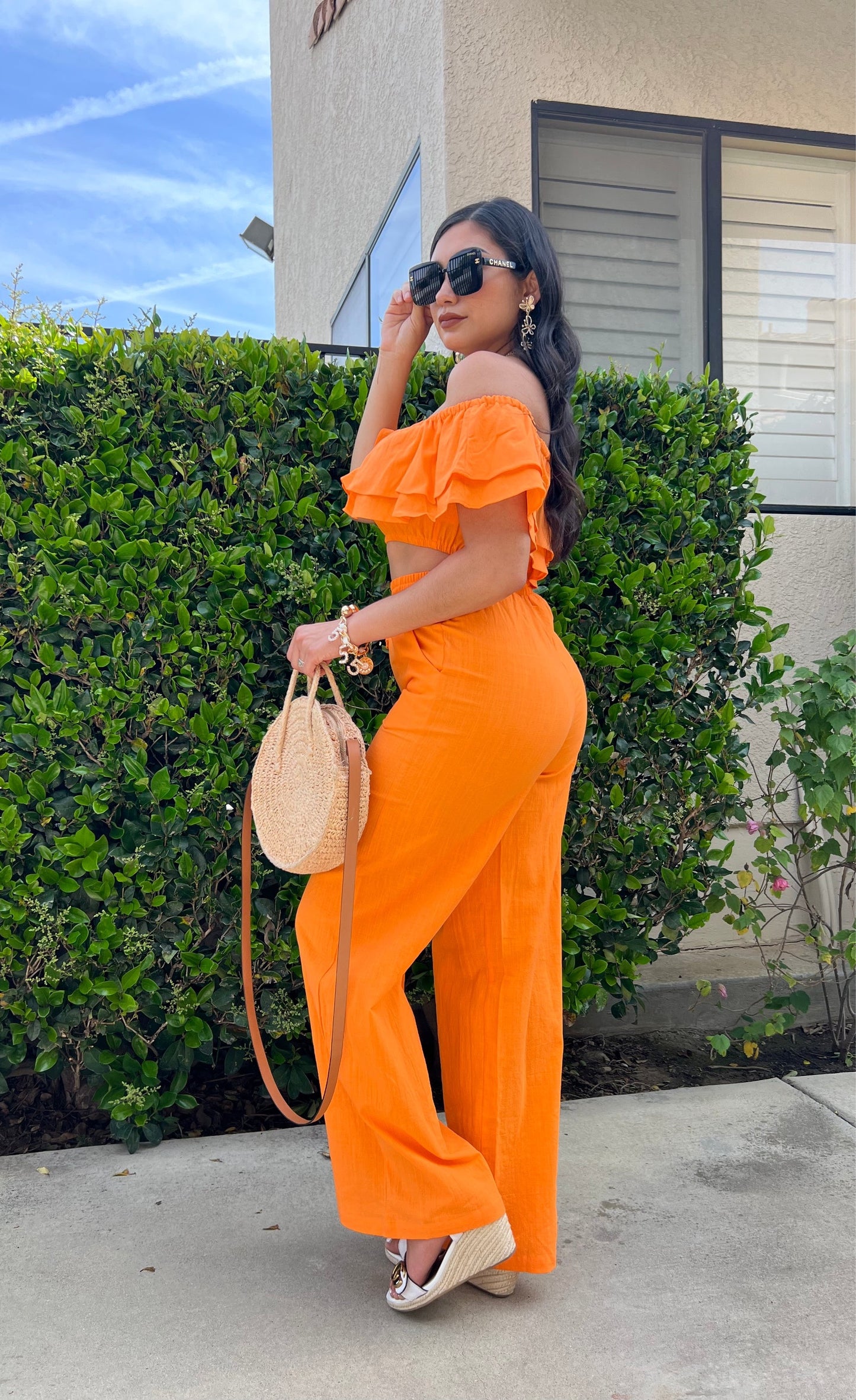 Miami Getaway Set 2 Pieces - Orange