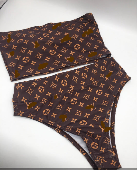 Luvi Inspired Swimsuit - Brown