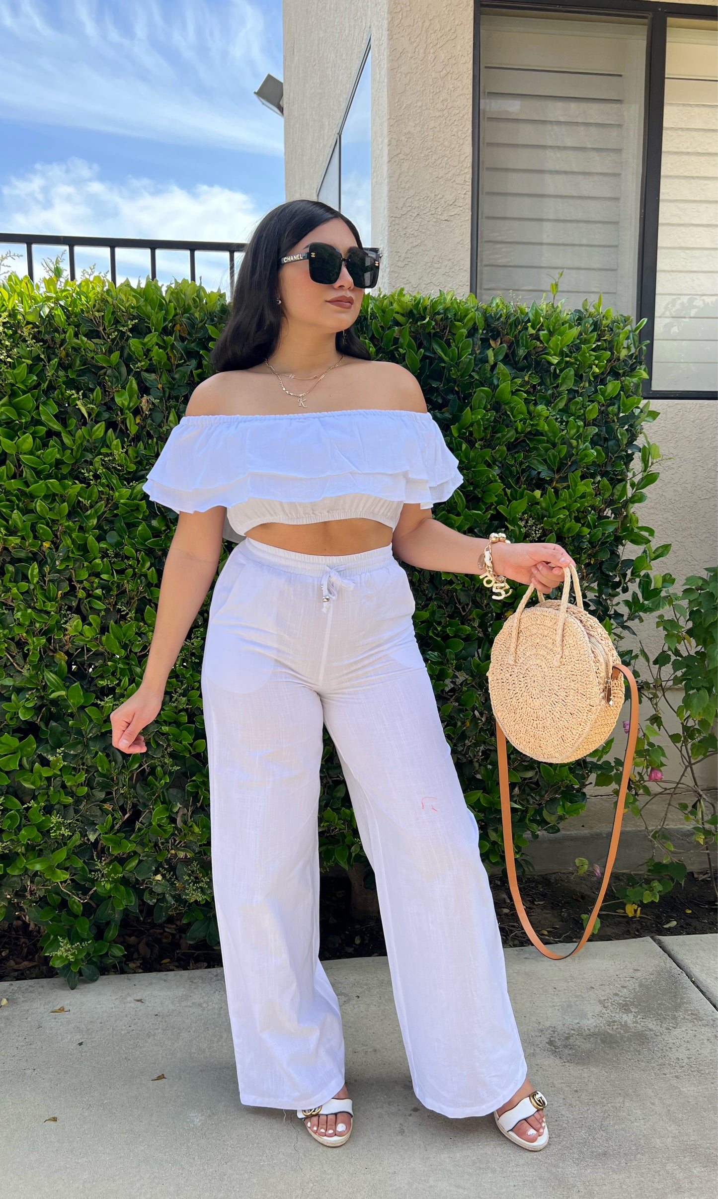 Miami Getaway Set 2 Pieces - White