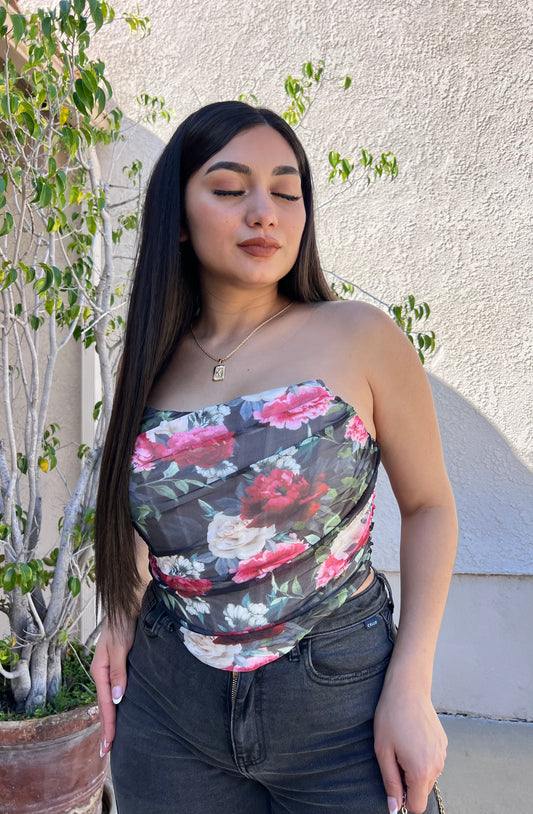 Rose Corset Top