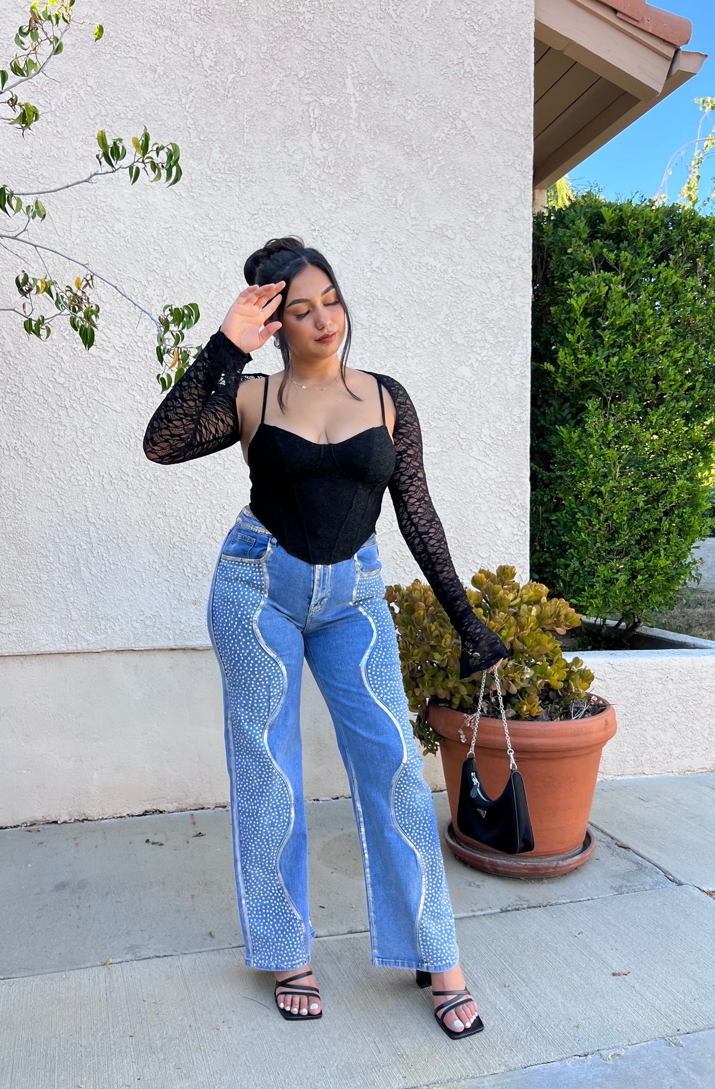 Eliana Rhinestone Jeans