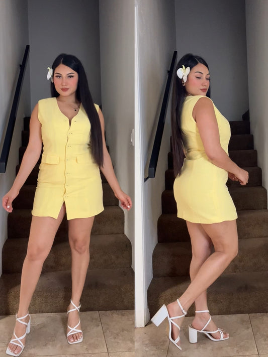 Sheyla Yellow Dress