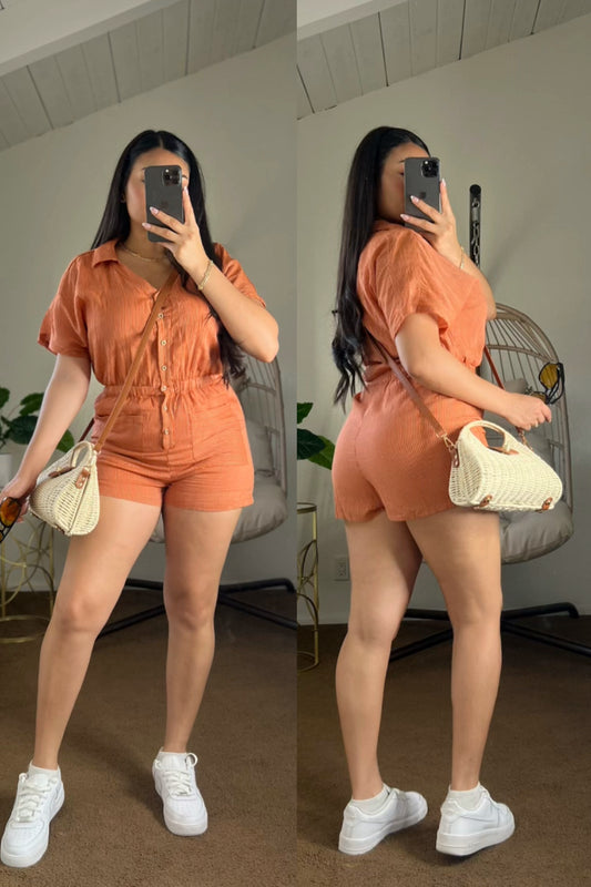 Tourist In Summer Romper