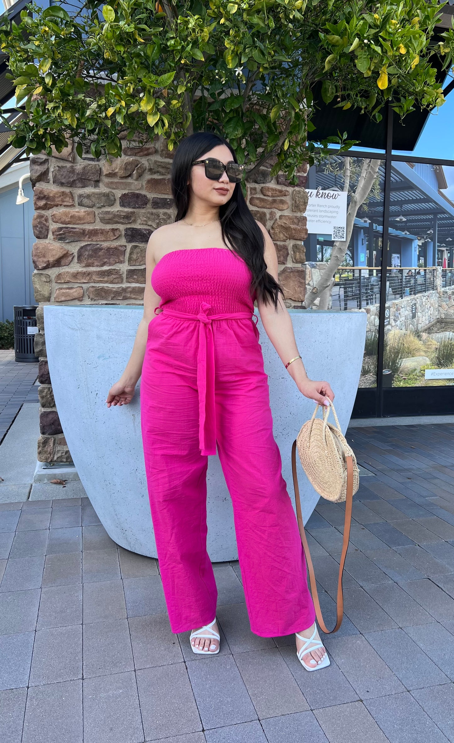 Miami Jumpsuit - Fucsia