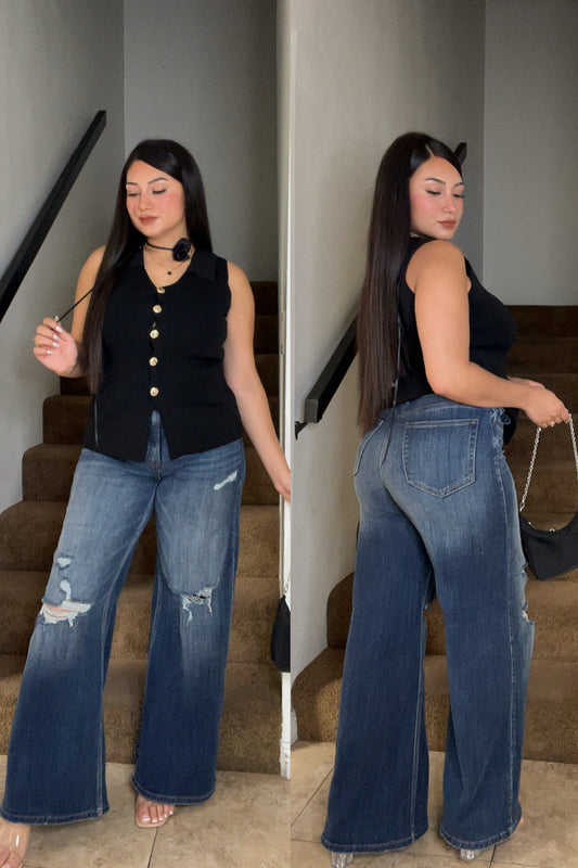 Karen Wideleg Jeans