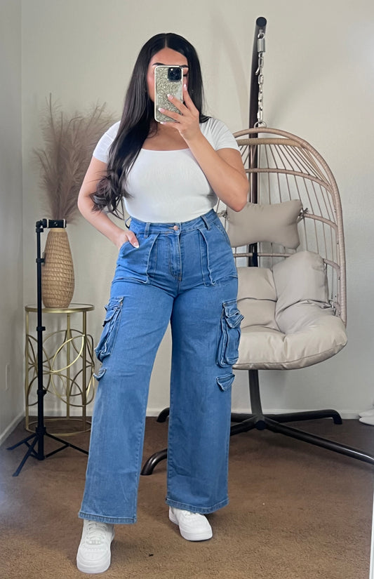 Alondra Cargo Jeans