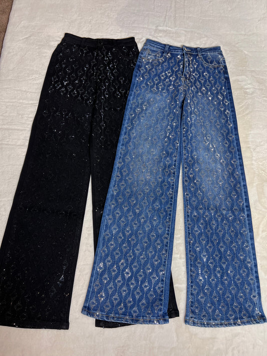Diamond Rhinestone Jeans