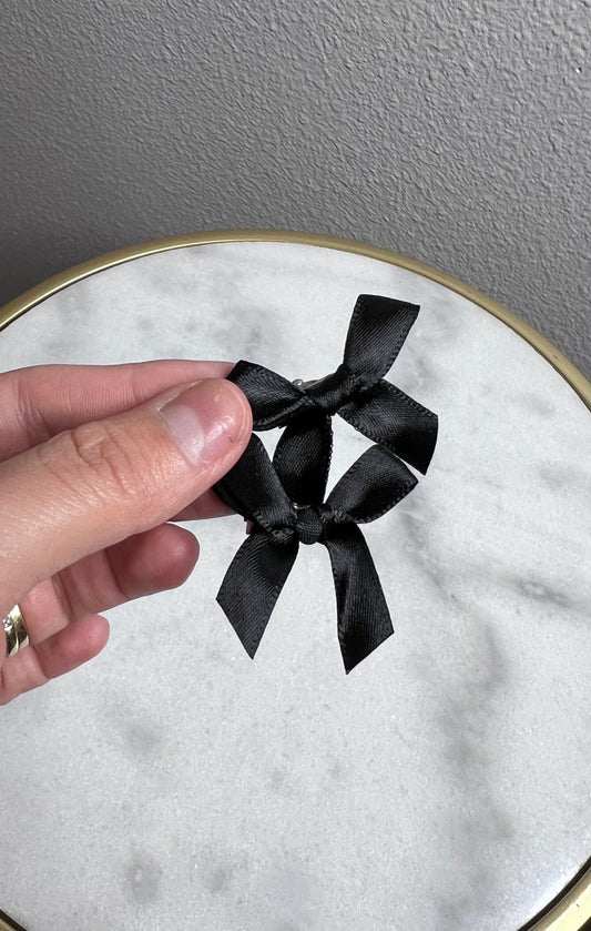 Little Two Bows - Black