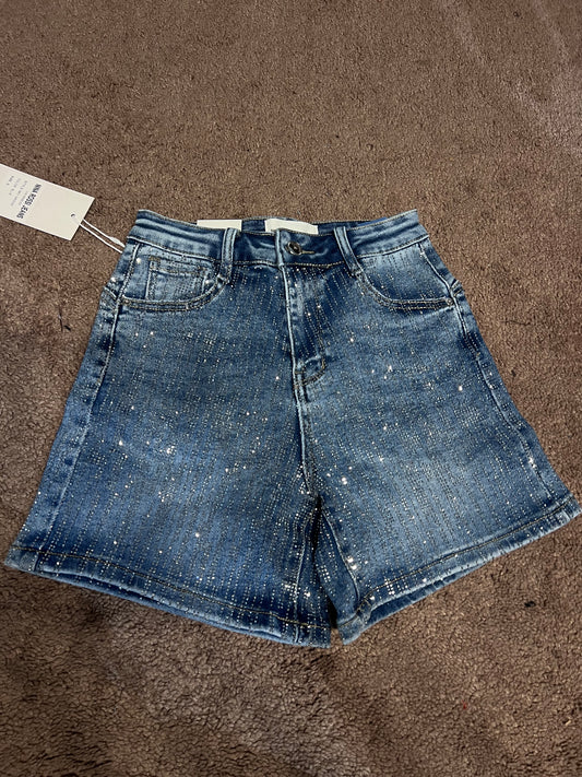 Perfect Denim Rhinestone Short