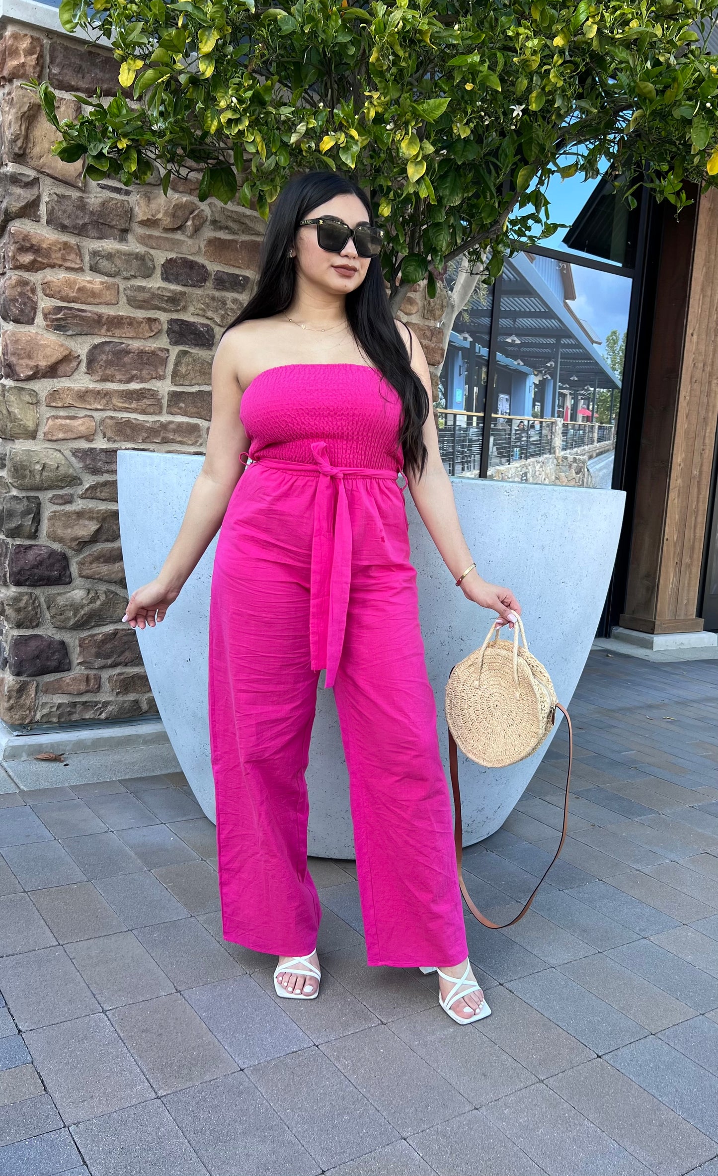 Miami Jumpsuit - Fucsia