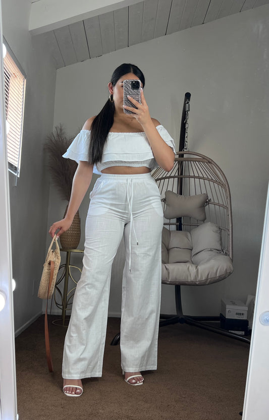 Miami Getaway Set 2 Pieces - White