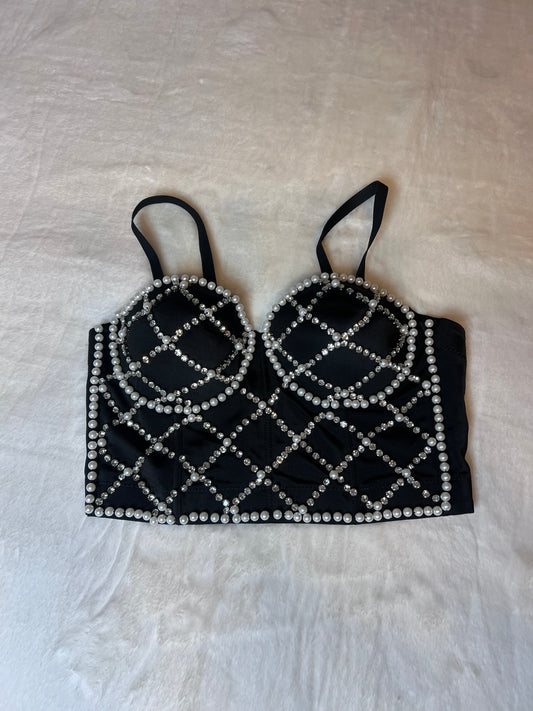 Perla Rhinestone Top