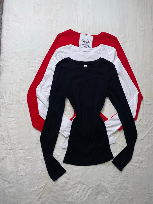 Essential long sleeve top