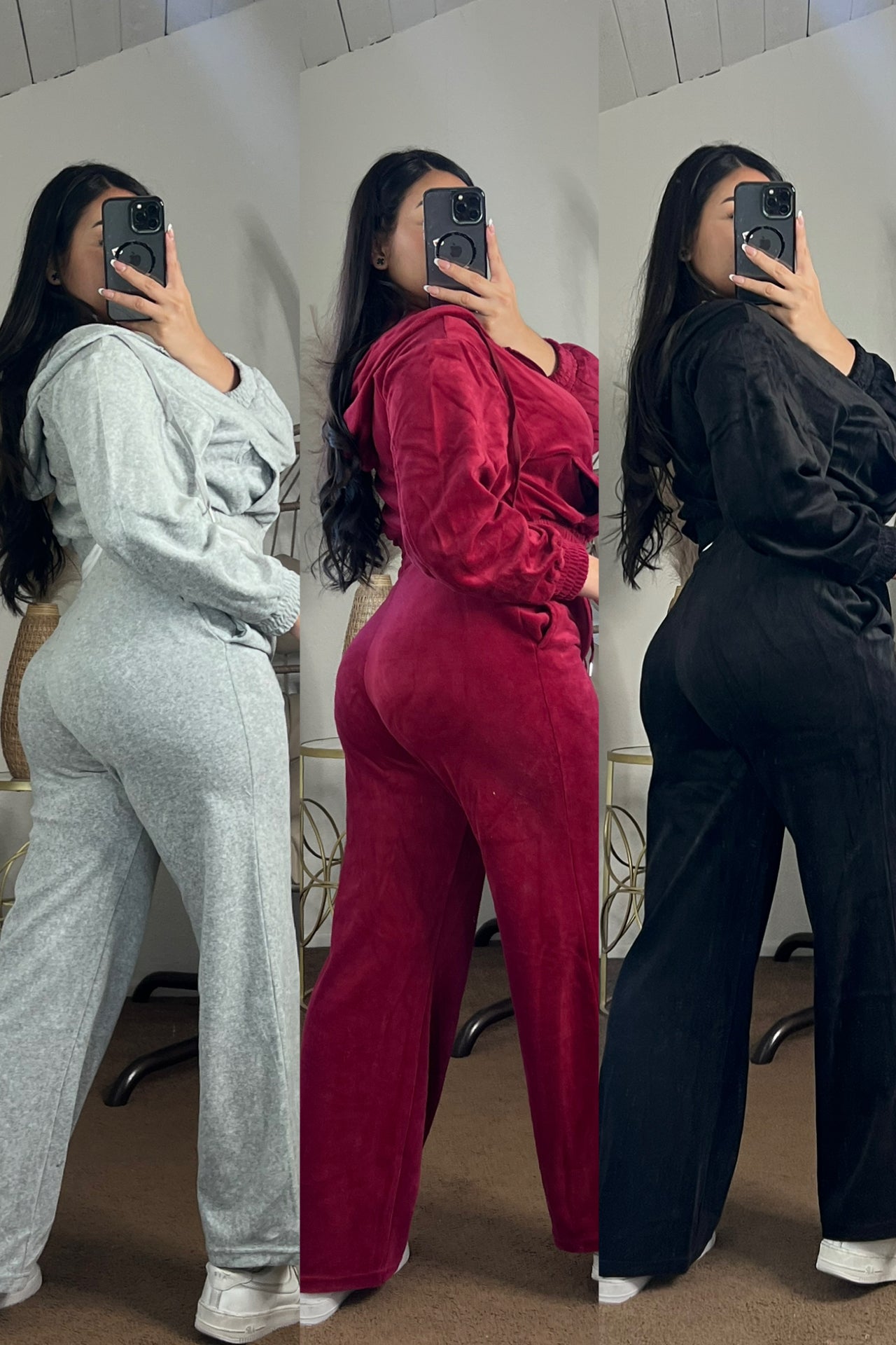 Luci Velvet Set