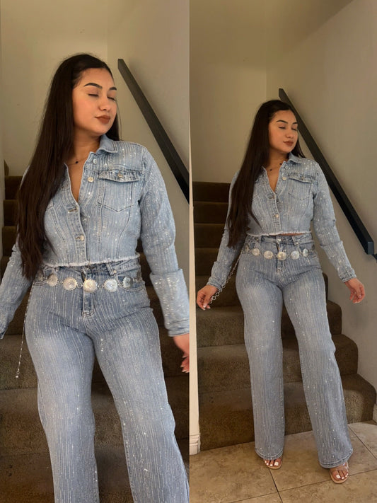 Full Rhinestone Jacket