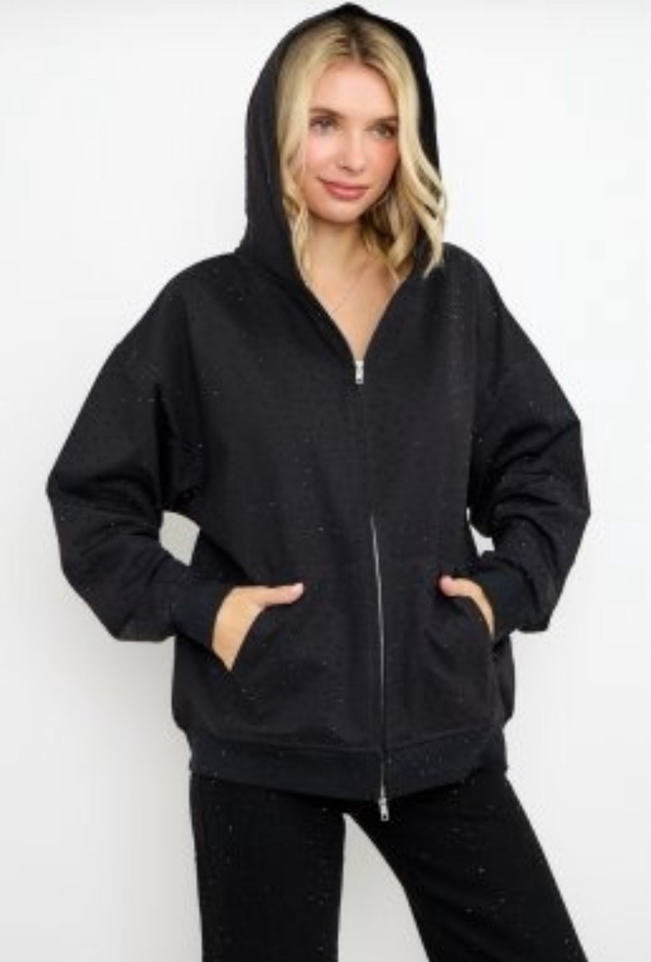 Viral Rhinestone Oversize Sweater