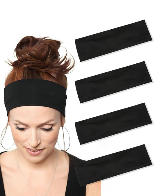 3 Hair Band, Elastic Wide Band Hair Band