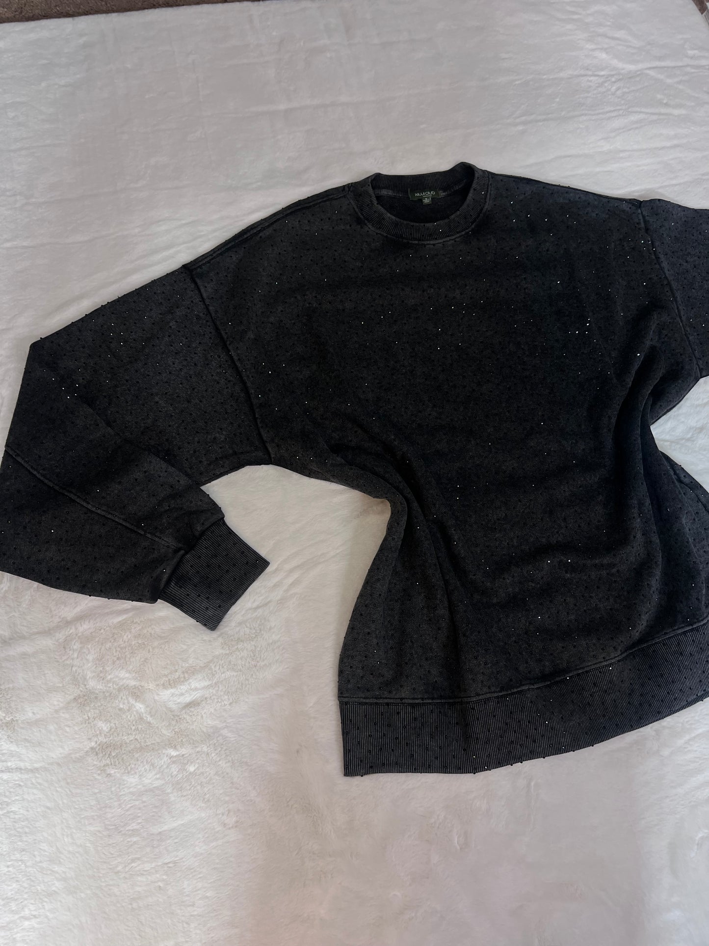 Mia Oversize Rhinestone Sweater