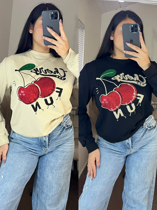 Cherry Fun Sweater