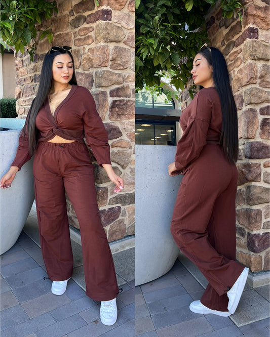 Super Comfy Fall Set- Brown