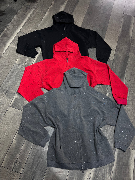 Viral Rhinestone Oversize Sweater