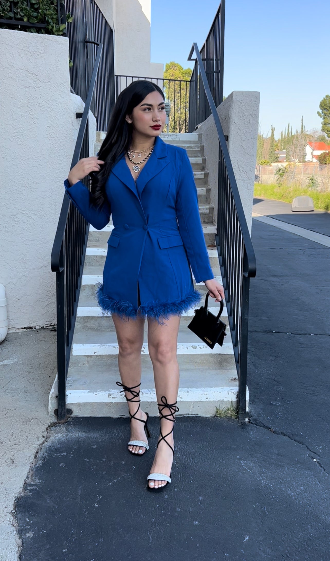 Something Special Blazer Dress - Royal