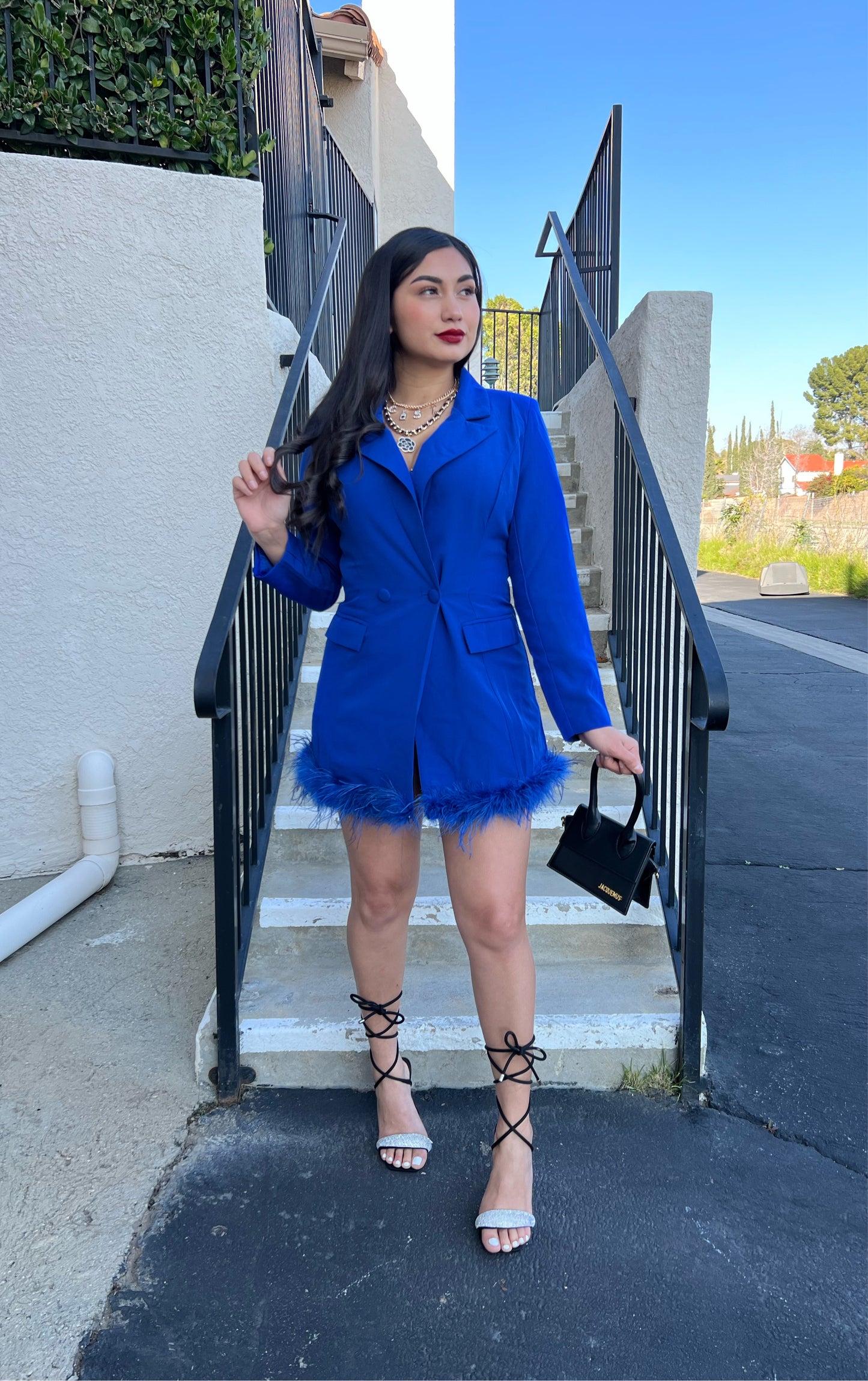 Something Special Blazer Dress - Royal